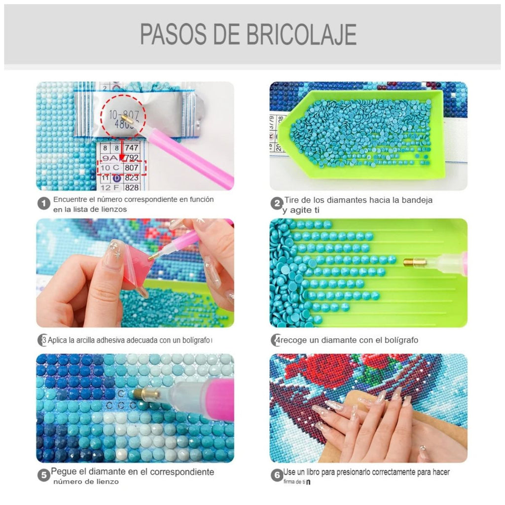 Kit de Diamond Painting 5D 30x40 cm