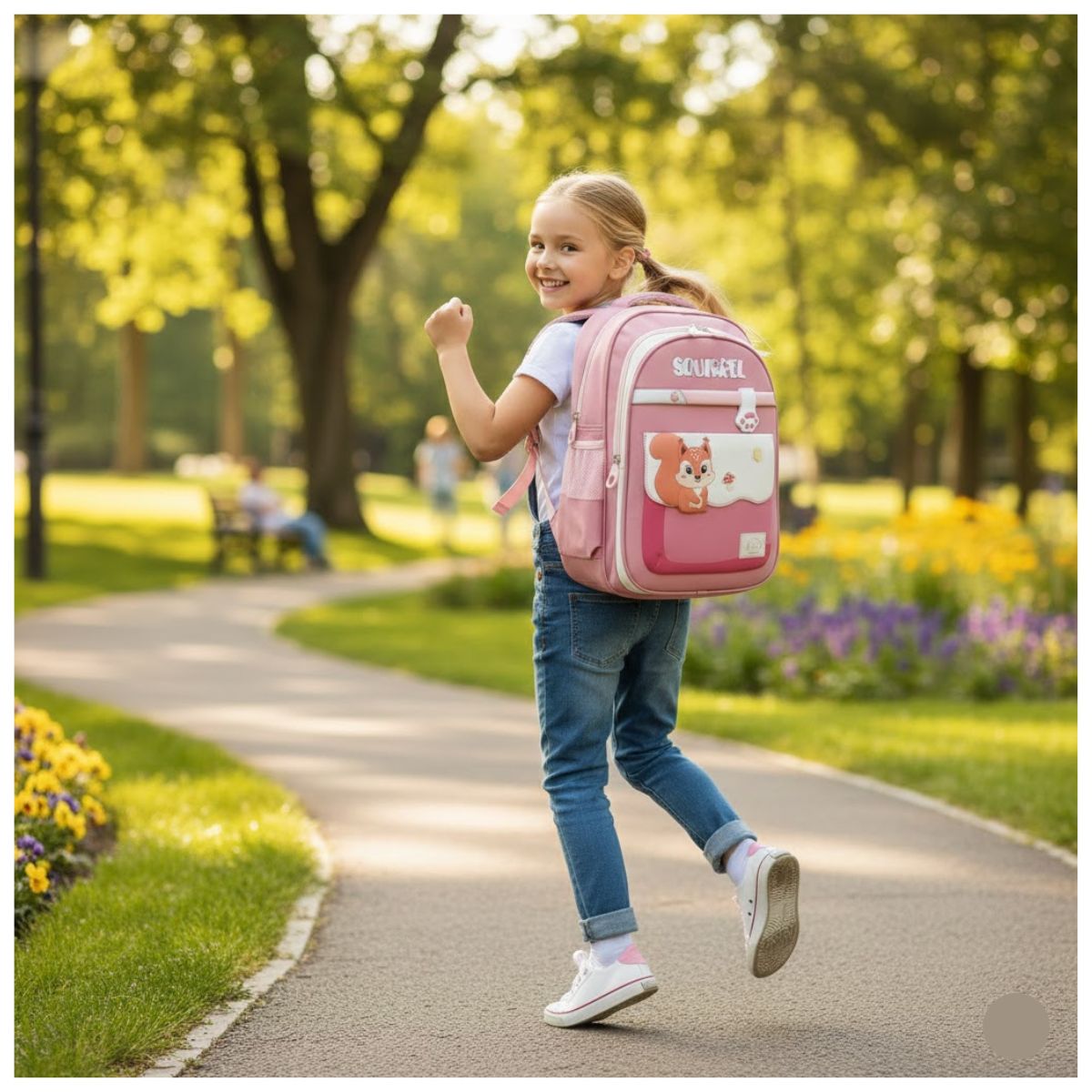Mochila Infantil Animal 3D Ardilla
