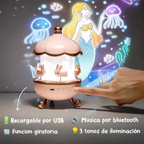 Proyector Infantil Bunny con Bluetooth
