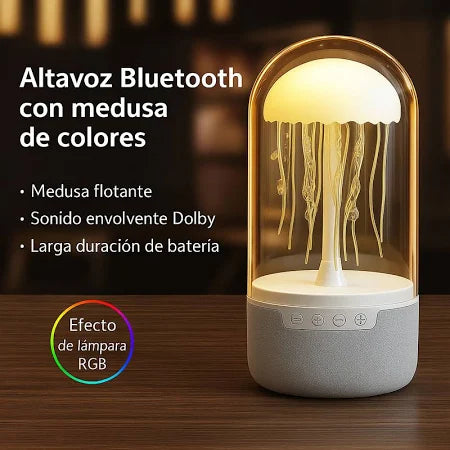 Medusa luz velador y parlante bluethooth